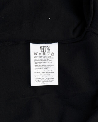Pre-owned Moschino Sweater Pullover Wool Italy Woman Black V09195501 1555 Sz.m Make Offer
