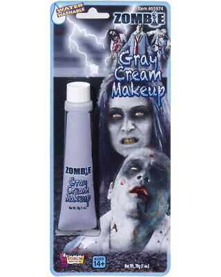 Zombie Grey Cream Makeup Costume Accessory