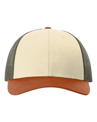   Richardson Men Low Pro Trucker Cap six-panel, low pro profile Hat 115