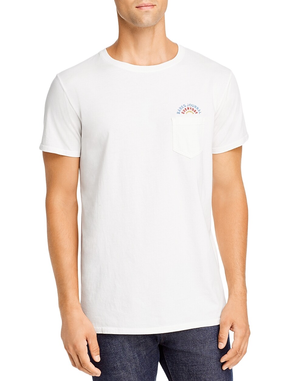 Banks Journal 257831 Mens Spectrum Logo Short Sleeve Tee Off Banks Journal 257831 Mens Spectrum Logo Short Sleeve Tee Off