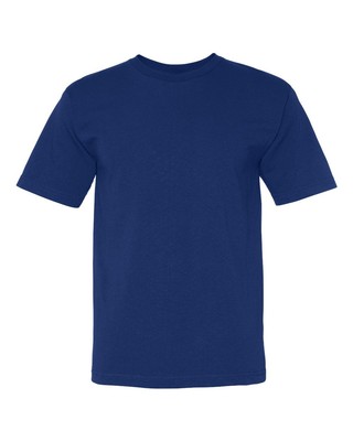   Bayside Men Usa-made Pre-shrunk Midweight T-shirt Cotton Up To 4XL 5040