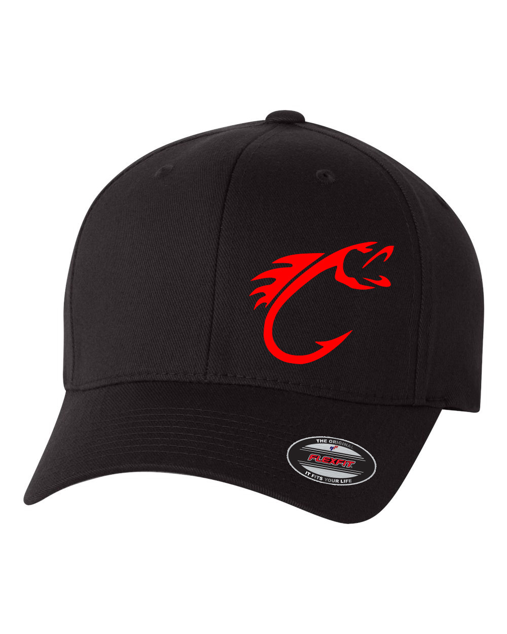 Шляпа FISHING HOOK FISH FLEXFIT HAT 