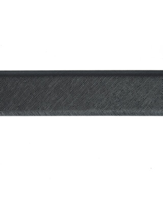 Pre-owned Zegna Belt Double Face Leather Italy Man Black Bwinx1505e Ner Sz.115 Make Offer