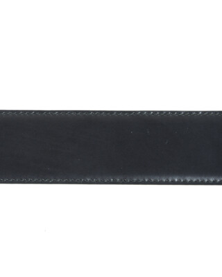Pre-owned Zegna Belt Double Face Leather Italy Man Black Brdcx2505d Ntm Sz.110 Make Offer