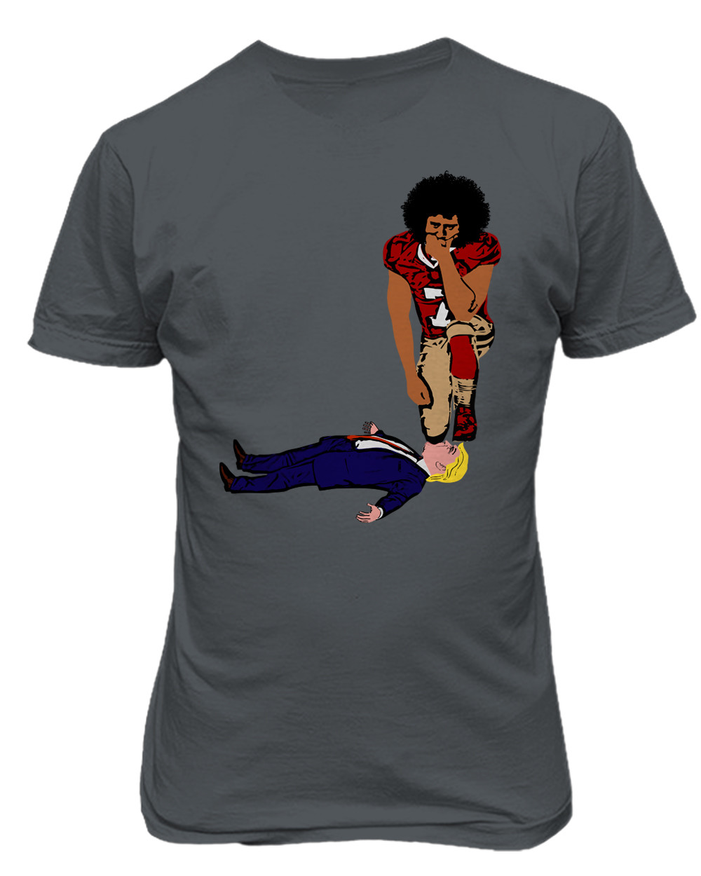 Colin Kaepernick Kneeling Donald Trump Anthem NFL Protest Mens T-Shirt