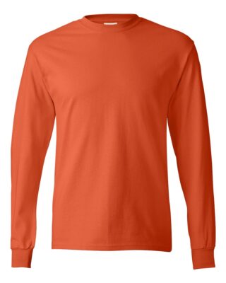   Hanes Men Authentic Long Sleeve Blends Classic Fit T-shirt Up To 3XL 5586