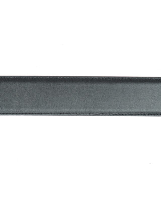 Pre-owned Zegna Belt Double Face Leather Italy Man Black Zpj45f408b Ndh Sz.110 Make Offer