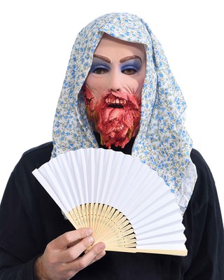 Zagone Studios Dream Girl with Scarf Latex Face Mask