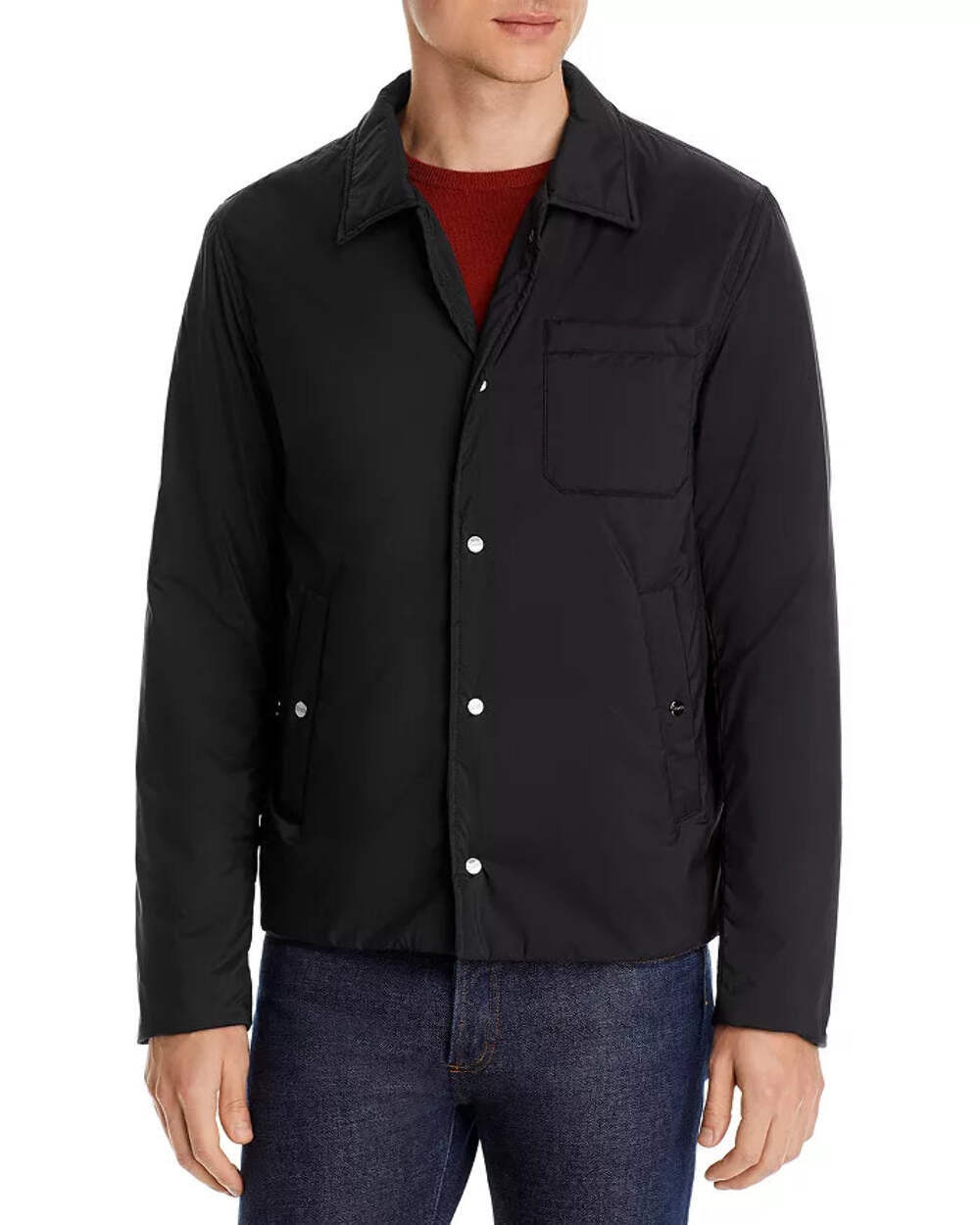 Herno MEN Woven Snap Front Jacket 18A 192 | eBay