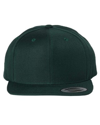   YP Classics Men Premium Flat Bill Snapback Hat six-panel, high-profile 6089M