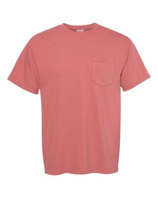 Comfort Colors Pigment Dyed Short Sleeve T-Shirt with Pocket 6030 S-XL 63 COLORS