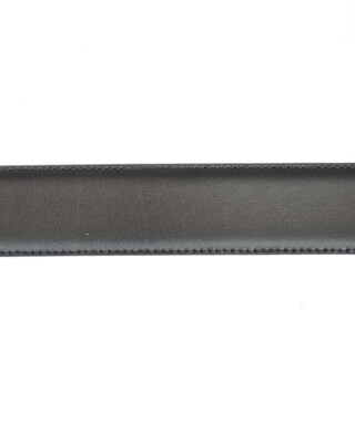 Pre-owned Zegna Belt Double Face Leather Italy Man Black Zpj45f408b Ndh Sz.110 Make Offer