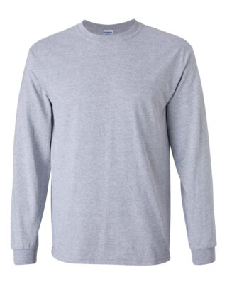 Gildan 2400 Ultra Cotton Crewneck Long Sleeve T-Shirt Unisex Sizes S-4XL *NEW*