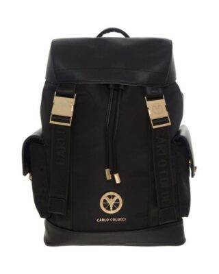 Carlo Colucci Day Backpack in Black CC0033
