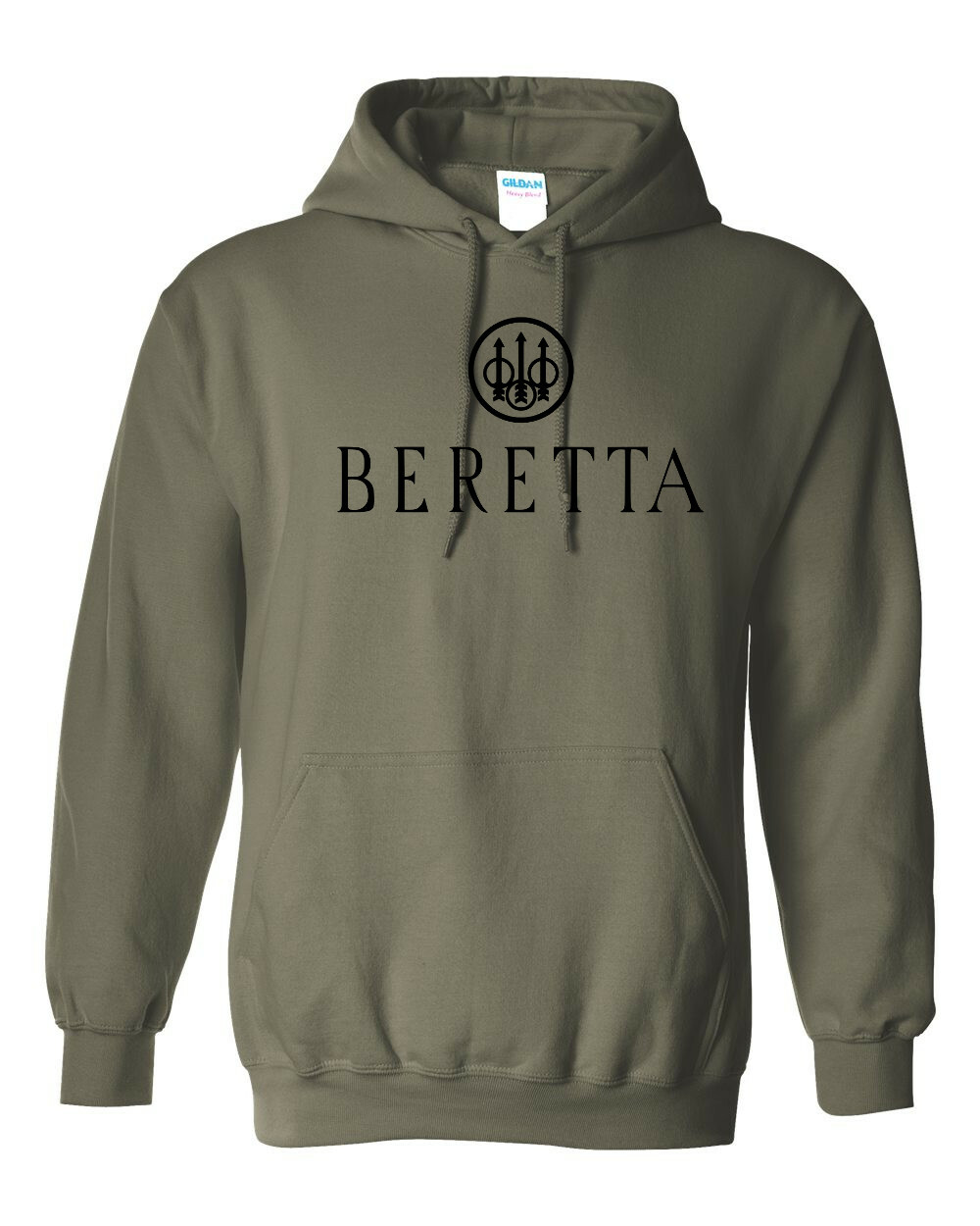 Beretta White Logo Hoodie Sweatshirt Pro Gun Brand 2nd Amendment Rifle Shotgun
