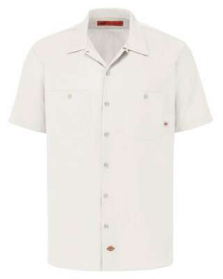 Dickies Men's S-5XL Pocket Short Sleeve Industrial Work Shirt, t-shirt ls535