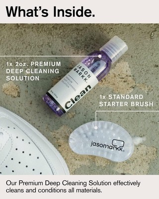 Jason Markk Premium Shoe Cleaner Starter Kit, Purple, One Size