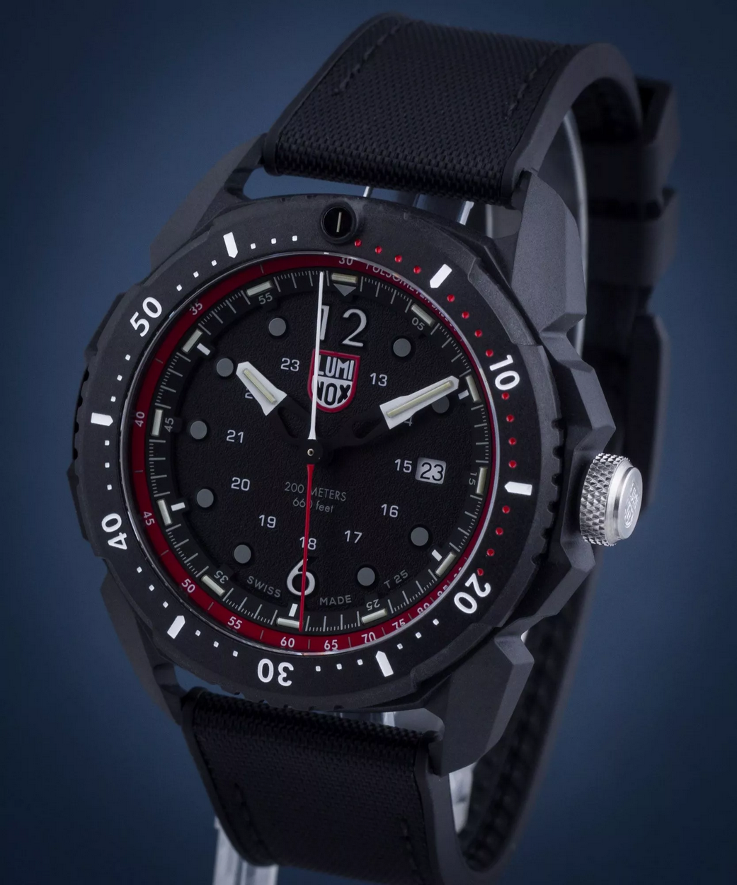 Luminox Men's Watch ICE SAR Artic Sapphire Crystal Black Dial Date XL.1051