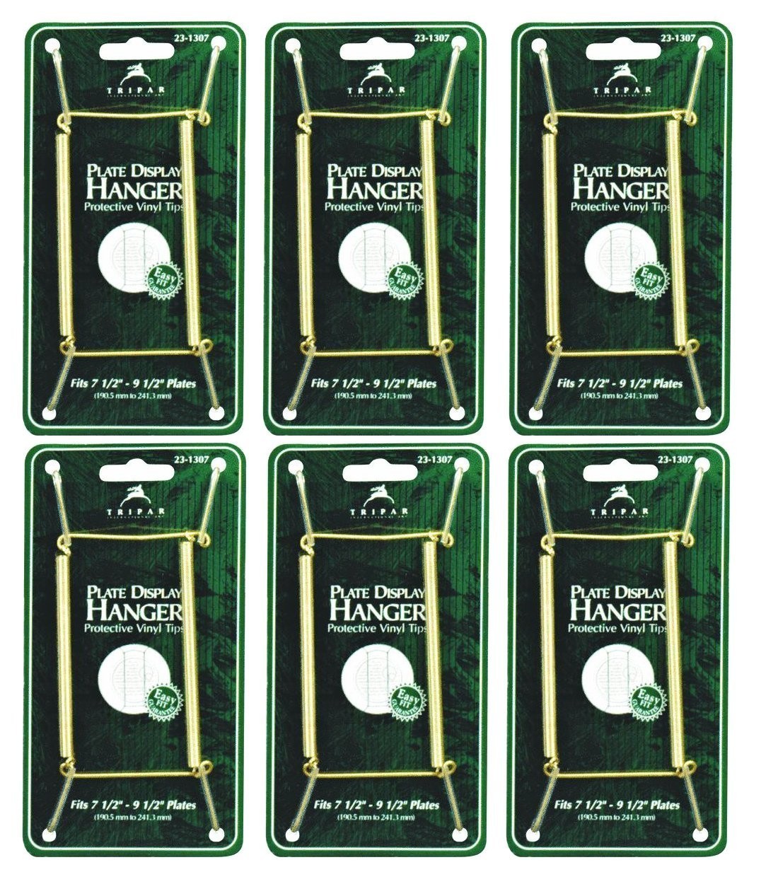 WHITE 15"- 20" PLATE Hanger Wall Plates Platters Tripar HEAVY DUTY Super Strong