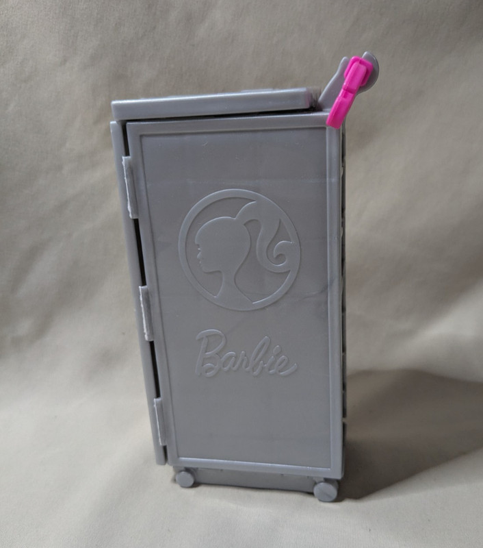 BARBIE Dream Plane Accessory Gray Beverage Food Snack Cart Airplane