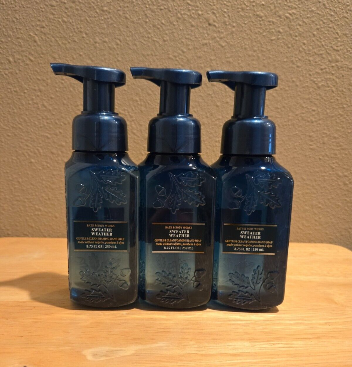 Bath & and Body Works Sweater Weather Foaming Hand Soap - 3 pc
