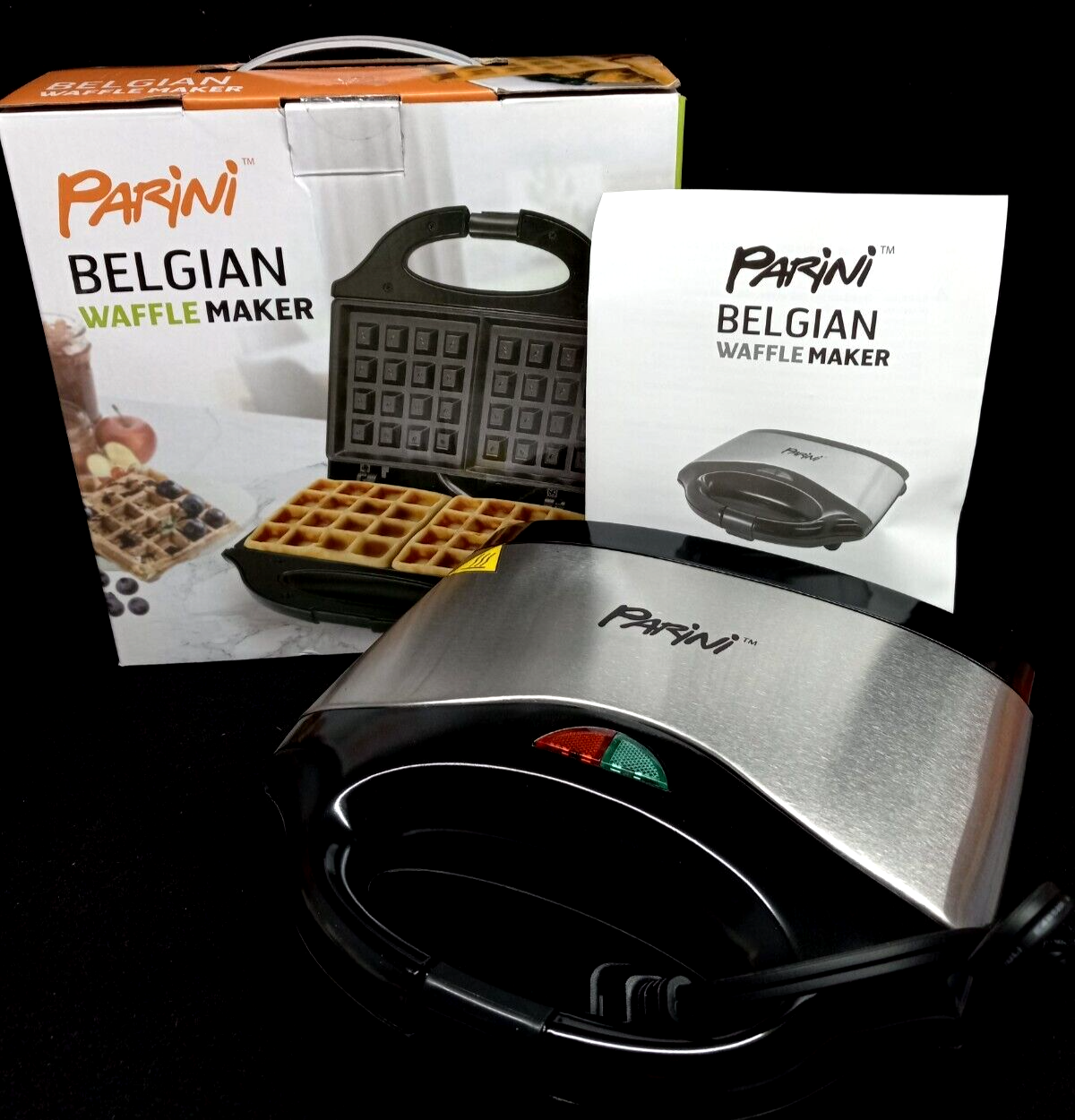 Electric Inv00494 Parini Belgian Waffle Maker