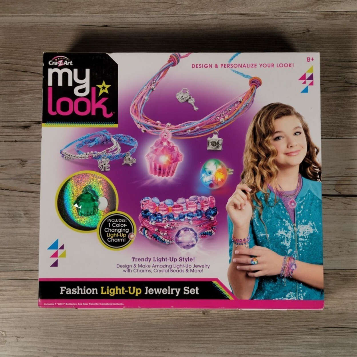 Cra-Z-Art My Look Fashion Light-Up Jewelry Set with Color