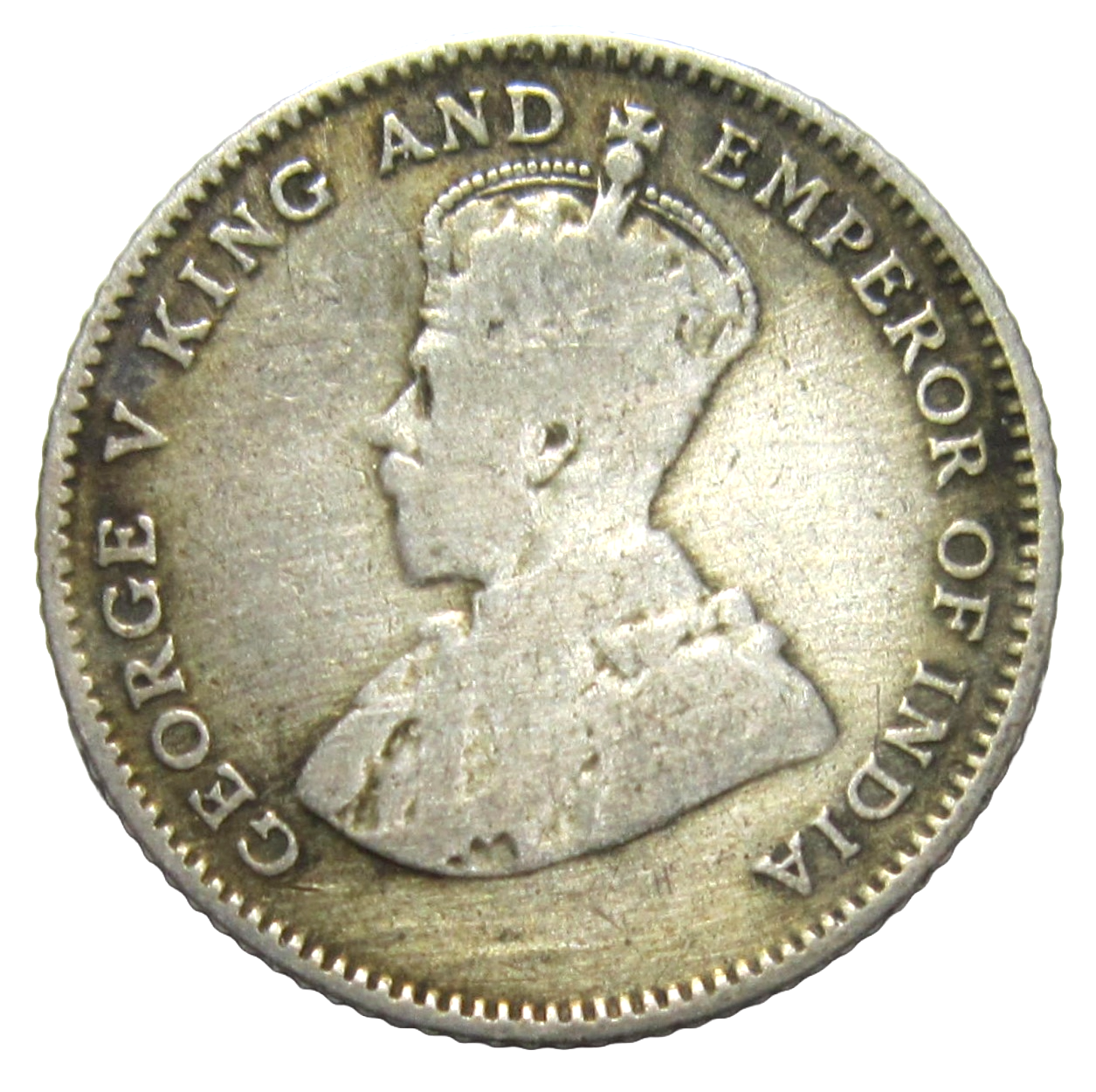 STRAITS SETTLEMENTS. SILVER 10 CENTS, 1926. KING GEORGE V