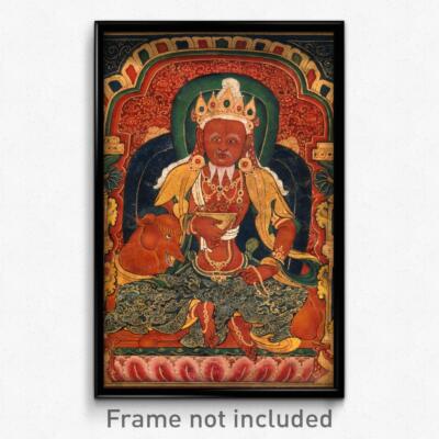God of Fire, Agni, of the Medicine Buddha Mandala - Google Art Project Print Art