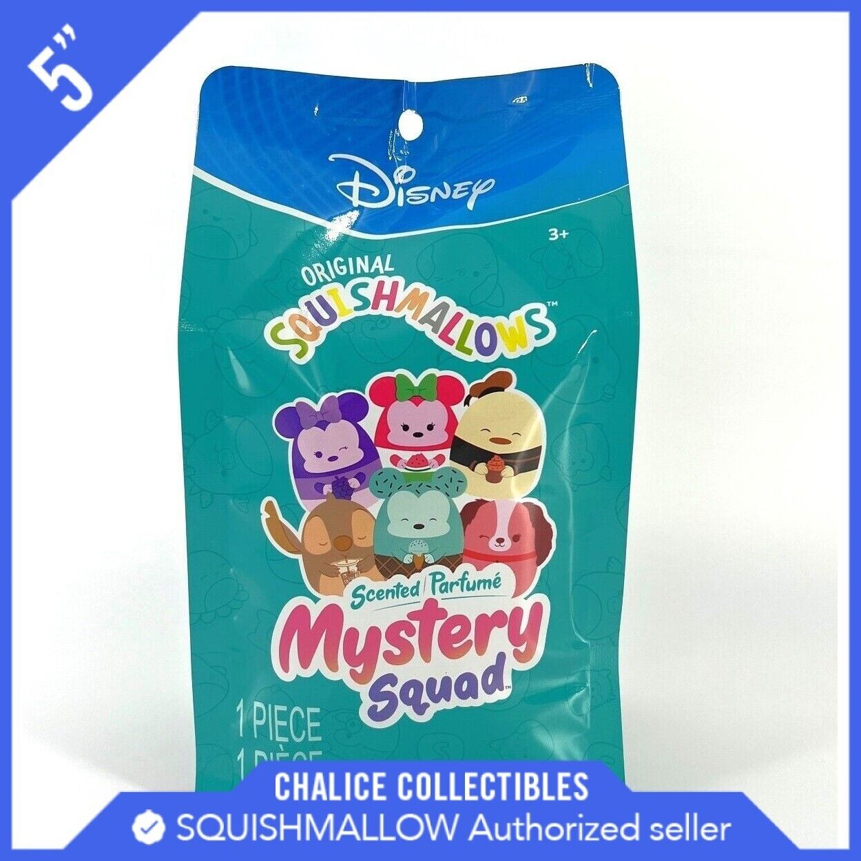 Squishmallows Kellytoy Plush Disney Scented Blind Mystery Ba
