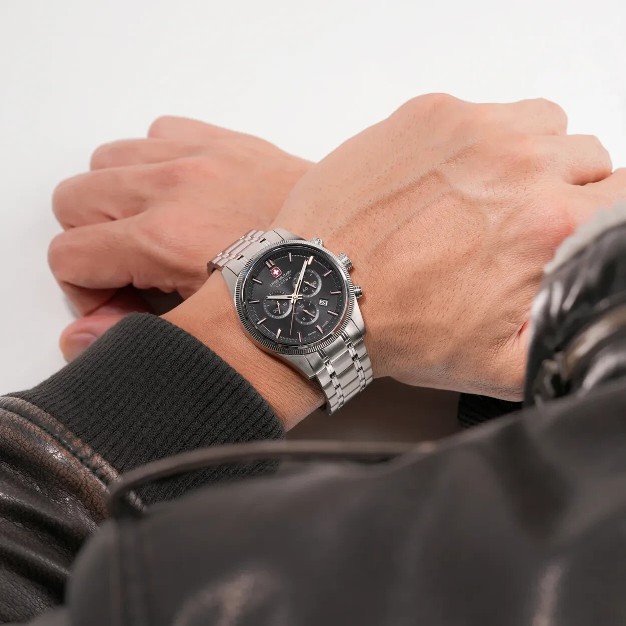 Pre-owned Swiss Military Hanowa Swiss Made Men's Watch Smwgi0003103