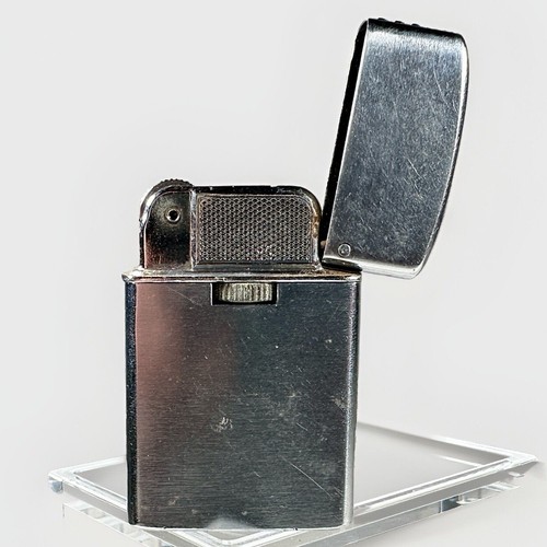 Vintage SAROME Flip Top GAS Cigarette Lighter Made in Japan