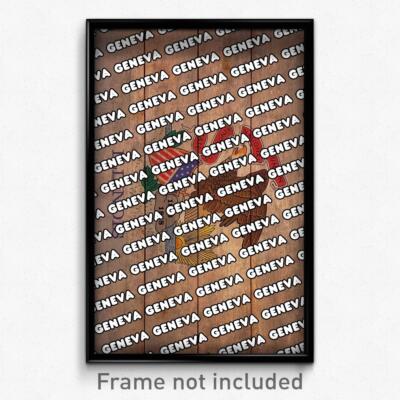 Geneva Illinois Poster (IL City Souvenir 11x17 Town Print)
