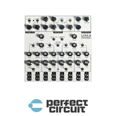 SOMA Laboratory Lyra-8 White Drone SYNTHESIZER - NEW - PERFECT 