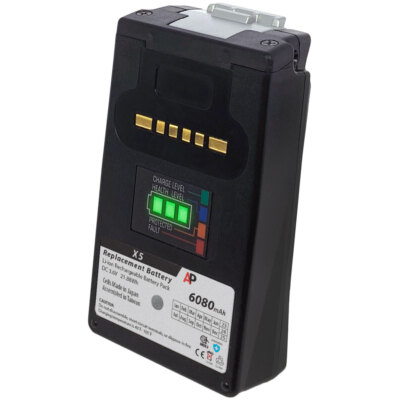 Replacement Battery for Datalogic Skorpio X5 Scanner. Extended Capacity 6080 mAh