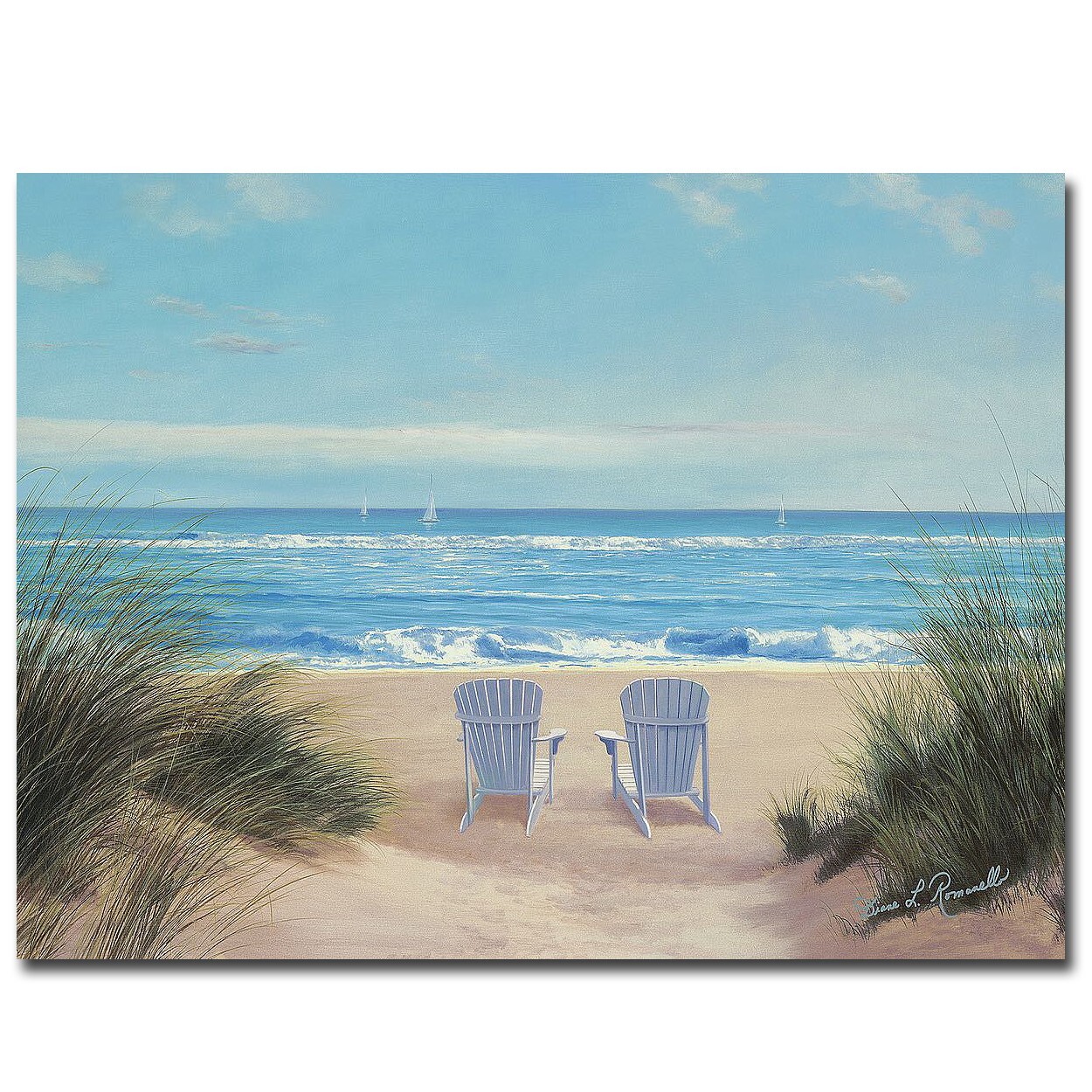絵（でかすぎる）|  Diane Romanello Gentle Breeze by Diane Romanello - Canvas Print at