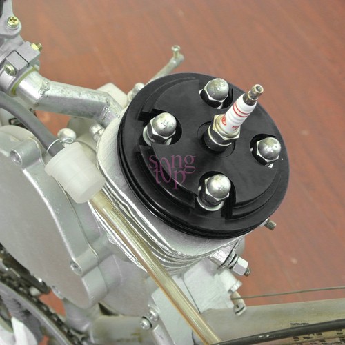 Cylinder Head Cover Straight Head Gasket Set 80cc 2 Stroke Engine Motorized Bike