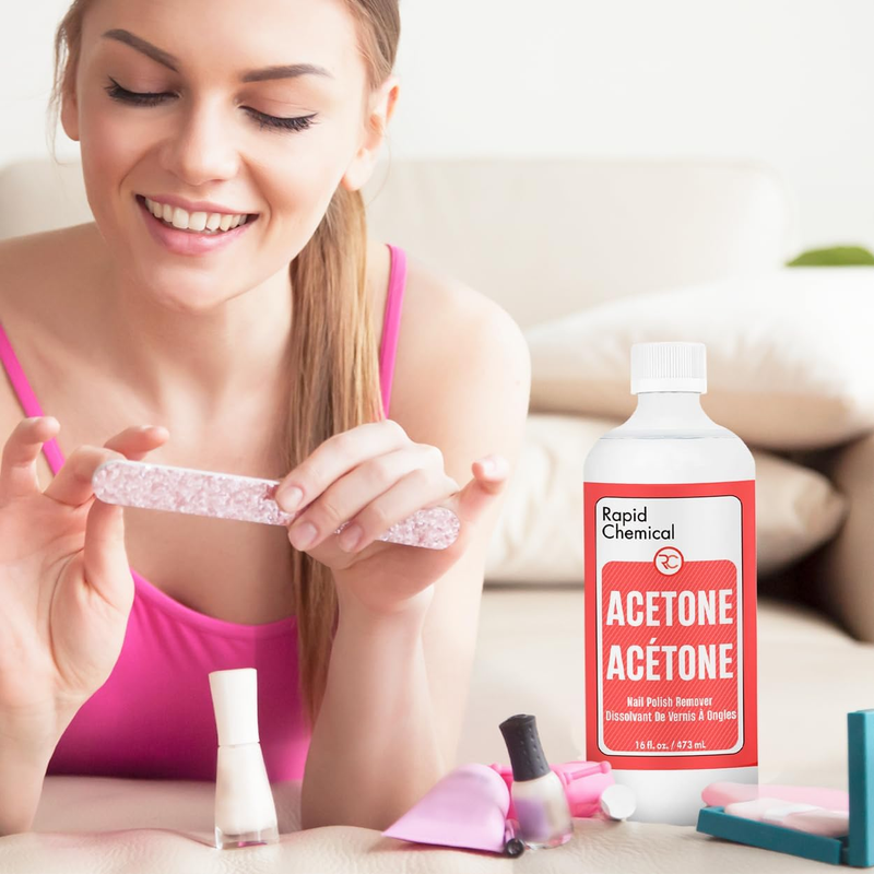 Acetone Nail Polish Remover - Made in Canada (473 ml / 16 oz)