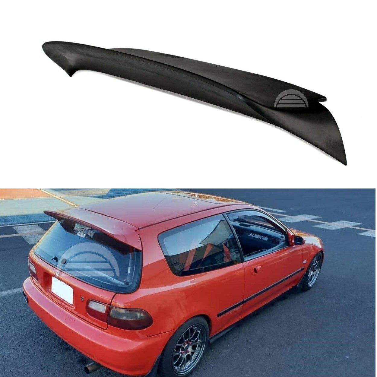Spoiler Osaka JDM for Honda Civic EG 1991 - 1995 Devil Spoon