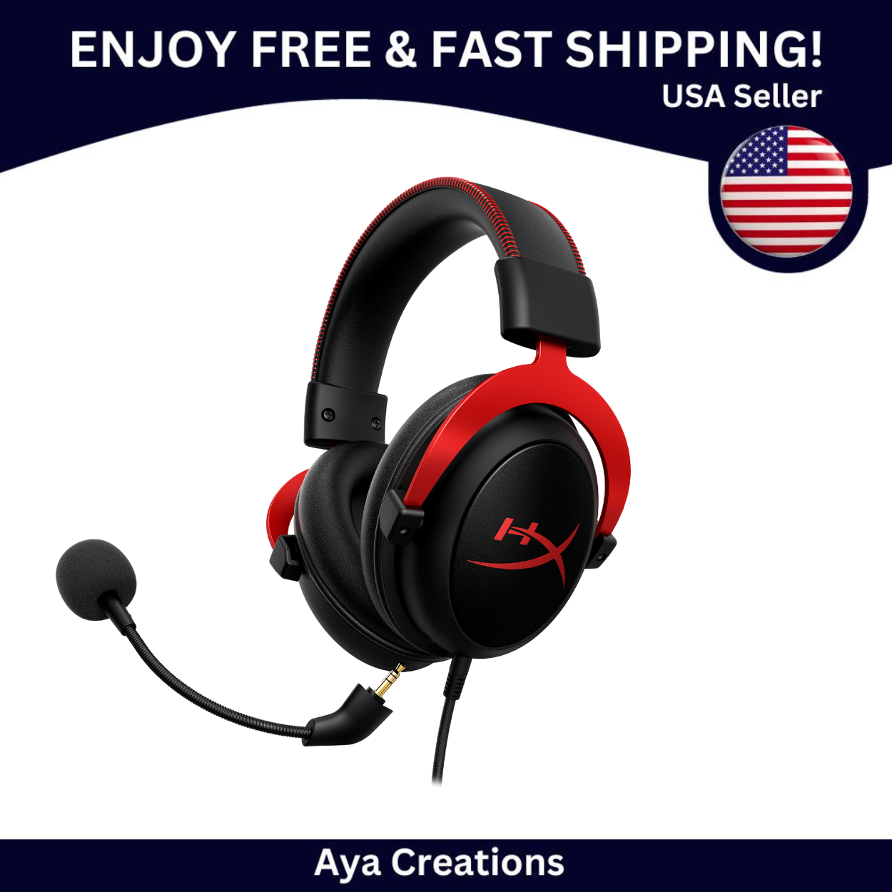 HyperX Cloud II Wired Gaming Headset