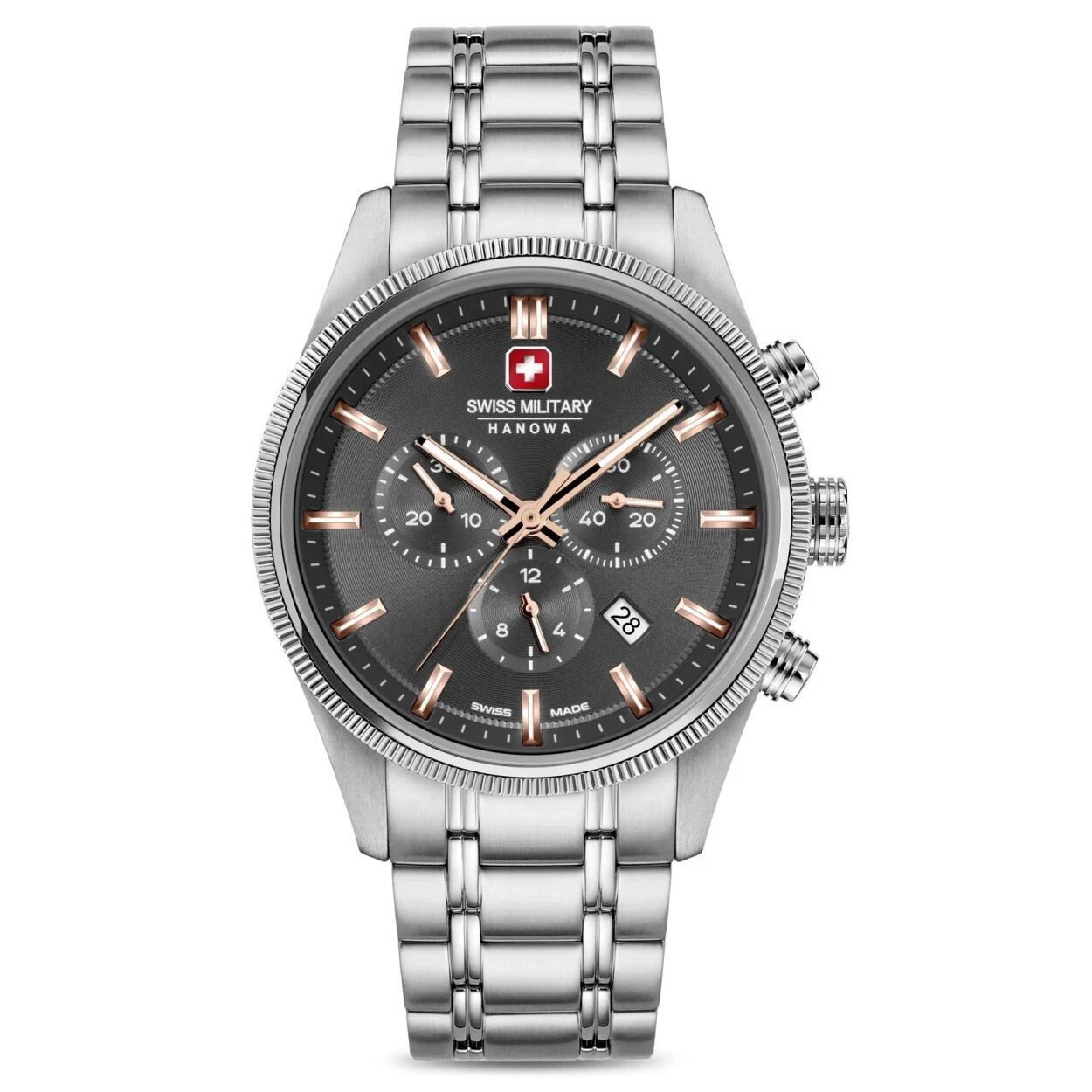 Pre-owned Swiss Military Hanowa Swiss Made Men's Watch Smwgi0003103
