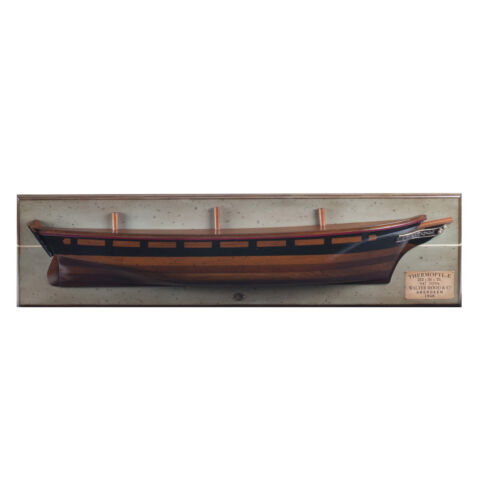 Thermopylae 1868 Clipper Ship Wooden Half Hull Model 37" Nautical Wall Decor