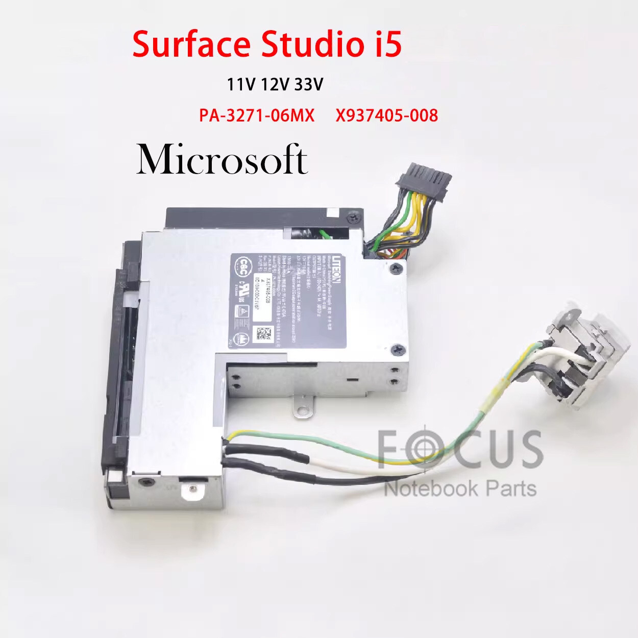 Microsoft Surface Studio I5 All-in-one Power Supply PA-3271 Microsoft Surface Studio I5 All-in-one Power Supply PA-3271
