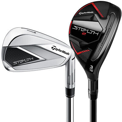 TaylorMade Men's Golf Clubs Stealth 2 Combo Iron Set (3-4H, 