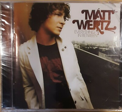 Matt Wertz Everything In Between CD, Brand New Sealed, Free S&H. 