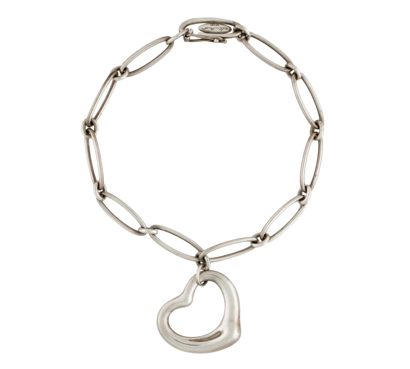 ブレスレット Tiffany&Co. 23318768 ELSA PERETTI OPEN HEART BRACELET MINI Elsa Peretti® Sterling Silver Open Heart Bracelet | Tiffany