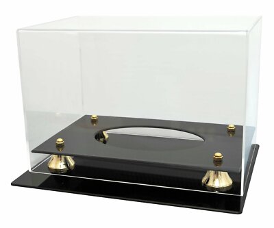UV Protected DELUXE FULL SIZE FOOTBALL DISPLAY CASE with ALL CLEAR TOP