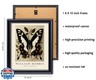Framed William Morris Canvas Wall Art Decor, Butterfly Farmhouse Wall Prints for Bedroom Bathroom Office, Rustic Posters for Living Room Aesthetic, Nature Painting Artwork