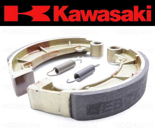 miagolegno ミャゴレグノ Set of (2) Kawasaki REAR Brake Shoes and Springs #42019-003