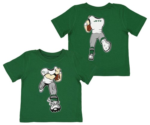 Outerstuff Футболка с короткими рукавами NFL Infants New York Jets Yard Rush, зеленая